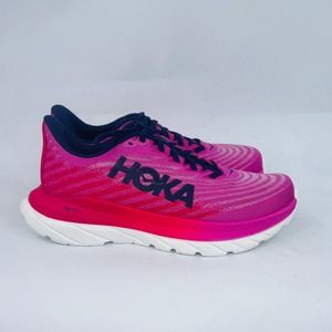 HOKA WOMEN'S CLIFTON 9 RASPBERRY/STRAWBERRY ATHLETIC TRAINING SNEAKERS SIZE 8.5B